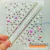 Cara Cara Autoadhesivo Maquillaje Pegatina Ceja Diamante Pegatina Bola de Diamante Niños Mariposa Tul Hilo de Seda Escenario Actuación
