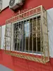 Liga de Alumínio Estilo Europeu Ferro Forjado Antifurto Janela Uso Doméstico Estilo Francês Rede de Proteção Personalizada Corrimão de Proteção para Varanda Grade de Janela Janela de Canto