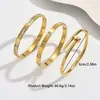 Set de Pulsera Dorada para Uñas con Tachuelas de Diamante en Forma de Corazón para Mujer, Joyería Apilable de Acero Inoxidable, Joyería Personalizada con Diamantes de Cielo Estrellado