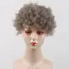 Peluca de cabeza explosiva para niños y adultos, accesorios de actuación para jardín de infantes, tocado de payaso, escenario, divertida, para fanáticos, peluca de color