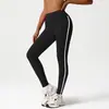Leggings de Compresión Cross-Border con Bloques de Color, Levanta Glúteos, Control de Abdomen, Cintura Alta, Pantalones de Yoga Elásticos, Pantalones Deportivos para Correr Cropped con Sensación de Segunda Piel