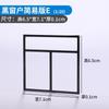 Material para modelo de construcción de mesa de arena DIY hecho a mano escena en miniatura paisaje cabaña ventana puerta versión simple 1:30