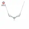 Fujian y Guangdong Joyería Internacional Cadena de Ciervo de Plata 925 Cadena para Clavícula de Mujer Colgante Accesorios Personalizados Versátiles Regalo de Cumpleaños