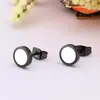 Pendientes universales con forma de mancuerna, de acero de titanio y gota de aceite, de Amazon, para hombres y mujeres, estudiantes, directos de fábrica.
