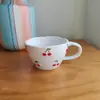 Oriente Medio Caliente Comercio Exterior Taza de Cerámica Taza de Café Taza Linda Taza para Beber Taza de Cereza en Relieve