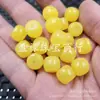 Fluorescente Flotante Agua Salada Abejas Artificiales Cera de Abeja Estilo Antiguo Cuentas Sueltas Cera de Abeja Amarillo Claro Cuentas Cilindricas Passepartout Pulsera Accesorios de Joyería