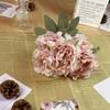 Nova flor artificial europeia de peônia de cinco cabeças decoração de casamento para casa flor artificial flor de seda decoração de flor artificial fabricantes