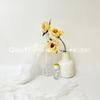 Fabricante de Flores de Casamento Gardênia Simulada Atacado Flor Artificial Cruzamento Arranjo de Flores Artificiais Flor Pequena Flor Seca