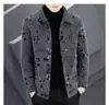 Ropa Exterior de Invierno para Hombre Chaqueta de Lana Gruesa con Forro Polar Otoño e Invierno Ropa Cálida Nueva Ropa Exterior de Lana Corta para Hombre