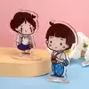 Chaveiro de Acrílico Figura de Desenho Animado Suporte Pingente Shaker DIY Personalizado Mercadoria de Anime Personalização
