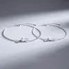 Pulseira Casal Lágrimas de Rupert Par Simples Formato de Gota Lágrimas Sentido de Alto Nível Pulseira Presente de Dia dos Namorados