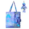 Suministros del Fabricante Tela Plateada Impermeable Muñeco Oso Plegable Publicidad de Negocios Bolsa de Compras Plegable Portátil En Stock