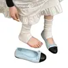 Zapatos Mary Jane estilo Chanel para mujer, nuevo modelo primavera/verano 2026, puntera redonda en bloques de color, lazo, zapatos de ballet coreanos para mujer
