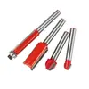 Fresa para carpintería Cuchilla de recorte Cuchilla recta de doble filo Cuchilla de fondo redondo Cortador para máquina de recorte Máquina de grabado Cuchillo de gong Ranurado