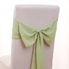 Fio de Chiffon para Encosto de Cadeira Atacado Tira com Borda Lock Decoração de Encosto de Cadeira Fita de Cadeira Laço Suprimentos para Decoração de Casamento