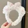 Diadema de Peluche Antideslizante Linda para Lavado de Cara 2026 Nuevo Estilo Diadema para Mujeres Aplicación de Mascarilla Goma para el Pelo Pinza para el Pelo Tocado