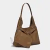Bolso Bandolera Estilo Coreano Versátil Bolso Tote para Viajar al Trabajo para Mujer Otoño e Invierno 2025 Bolso Grande para Mujer Bolso de Hombro Cruzado de Gama Alta