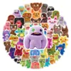 50 Pegatinas Lindas de Monstruos, Pegatinas de Muñecas Graffiti de Moda para Diarios, Fundas de Teléfono y Cuadernos