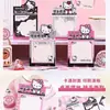 Anotações Adesivas Verticais Cartoon Sanrio Gato Hambúrguer Kt Bloco de Mensagens Bloco de Notas Feminino Bloco de Notas