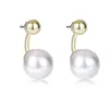 [Envio com Prejuízo] Brincos de Natal Luxo Acessível Nicho High-End Brincos Outono e Inverno Meninas Brincos de Pérola Atacado