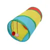 Venta al por mayor de suministros para mascotas para fabricantes Túnel para gatos Canal de gateo recto de tres vías para gatos Juguetes para gatos Tienda nido plegable