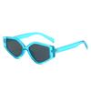 Nuevos Lentes Triangulares Transfronterizos Europeos y Americanos Simples Geométricos Moda Estilo Urbano Estilo Pasarela Gafas de Sol al por Mayor
