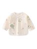 Ropa de bebé de media espalda, ropa de base sin huesos de algodón puro, primavera y otoño, de 0 a marzo, ropa de bebé de media espalda, ropa de monje para recién nacidos