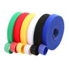 Abraçadeiras de Velcro Prontas do Fabricante, Cabos de Dados Face a Face, Tiras Adesivas para Gerenciamento de Cabos, Ganchos de Velcro Coloridos no Mesmo Lado