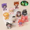 Figuras de anime que brillan en la oscuridad, juguetes pequeños de moda, accesorios DIY, adornos para el tablero del coche, al por mayor para puestos del mercado