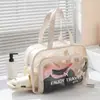 Necessaire Transparente, Bolsa de Armazenamento para Natação, Separação Seca e Úmida, Bolsa de Viagem Impermeável de Grande Capacidade, Compartimento Portátil para Sapatos, Bolsa de Cosméticos