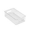 Caja de almacenamiento con divisor de cajón transparente, divisor de escritorio para cosméticos, cesta de almacenamiento de acrílico transparente, organizador de almacenamiento