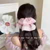 Diseño de Nicho Nuevo 2026 Adorno de Encaje Forma Irregular de Diamante Coletero Atmósfera de Alta Gama Lazo para el Cabello Accesorio para el Cabello