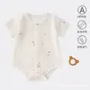Mameluco para Bebé, Mameluco Triangular de Manga Corta Sin Costuras de Algodón Puro Clase A para Bebés, Adecuado para Ambientes con Aire Acondicionado en Verano, Algodón Puro Clase A