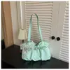 Nova Bolsa de Ombro Plissada com Bolinhas Estilo Coreano Outono 2026 para Mulheres, de Alto Valor, Exquisite e Fashion para o Trabalho e o Dia a Dia