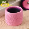 Manta Siete Estrellas Teñido por Segmentos Línea Pastel Gradiente Línea de Seda y Lino Línea de Algodón Tejido a Mano DIY Línea para Suéter Chal 300.00g