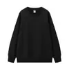 Sudadera de Algodón Pesado de Moda Ropa de Trabajo Holgada Cuello Redondo Manga Larga Ropa de Trabajo Uniforme de Grupo Uniforme de Clase Camisa Cultural con Logo Impreso