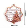 Navidad Transfronteriza Tridimensional de Madera Imán Magnético para Refrigerador Adornos Colgantes de Madera de Ambiente Festivo Colgantes para Decoración de Árbol de Navidad