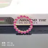 Fivela de Toalha de Seda de Uso Duplo Estilo Coreano Padrão Versátil de Verão Fivela de Cintura de Metal com Strass Nó de Canto de Bainha para Camisa T-shirt