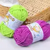 Hebra de Hilo para Tejer a Mano, Hilo Grueso Medio, Hilo de Tira de Hielo, Hilo para Bebé 'Snowball Little Cutie' para Tejer Bufandas, Crochetar Muñecas y Coser Bolsas