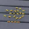 Pulseira Colar Espaçador de Pérolas de Duas Fileiras Banhada a Ouro Prata S925 Zircônia Microcravejada Acessórios Manuais DIY Fivelas Decorativas de Duas Fileiras