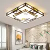 Luminária de sala de estar 2024 novo modelo luminária moderna simples elegante luz de hall de entrada novo estilo chinês luz de teto LED
