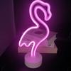Luz de Neón LED para el Hogar Lámpara con Forma de Flamenco Sala de Conciertos Sala de Juegos Decoración de Habitación Lámpara de Ambiente Lámpara de Ambiente LED