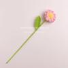 Pequeno Buquê de Margaridas Trançadas, Flores de Crochê com Fio de Camomila, Flores Artificiais, Presente para Namorada ou Melhor Amiga, Flores Secas Prontas