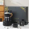 Conjunto de Cafeteira Conjunto de Café Coado à Mão Máquina de Café Cafeteira Italiana Moka Presente Presente Criativo Caixa de Presente de Natal