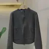Cárdigan Sudadera de Manga Larga Versátil Casual Otoño Grueso Forrado de Felpa Cuello Alto Moda Corte Estéreo Ajuste Delgado