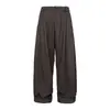 Ropa Vintage 2025 Otoño Nuevo Diseño Retro Japonés Marca de Moda Pantalones Casuales con Caída para Hombre Sueltos de Pierna Ancha