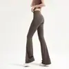 Pantalones de Fitness de Verano para Mujer, Corte Ajustado, Pantalones Acampanados, Cintura Alta, Elásticos, Pantalones de Yoga Deportivos Profesionales, Alta Elasticidad