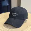 Gorra de Béisbol Rígida Estilo Dulce y Fresco Bordado de Letras Inglesas Retro Efecto Desgastado para Hombres y Mujeres Algodón Puro Ajustable Corona Profunda Circunferencia de Cabeza Grande