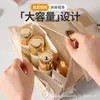 Bolsa de Higiene Pessoal Portátil Estilosa da Moda Coreana Simples Feminina para Viagens de Negócios e Viagens, Bolsa de Maquiagem de Grande Capacidade com Gancho