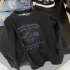 Camiseta Nueva de Manga Larga 2026, Estilo Delgado para Primavera y Otoño, Unisex para Niños Mayores, Estampado Vintage, Camiseta Básica, Camiseta de Moda de Algodón Lavado Desgastado